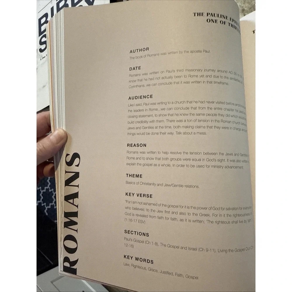 Bible Study : A One Year Study of the Bible and How It Relates to You: New Testa